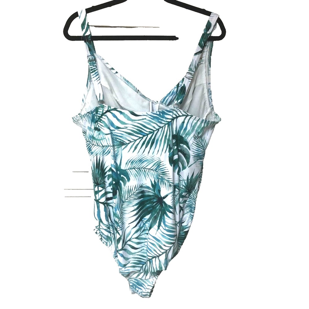 Emerald Bay Swimsuit Bathing Suit‎ Tropical 1 PC Beach Vacation Womens 24 3X - Picture 3 of 8